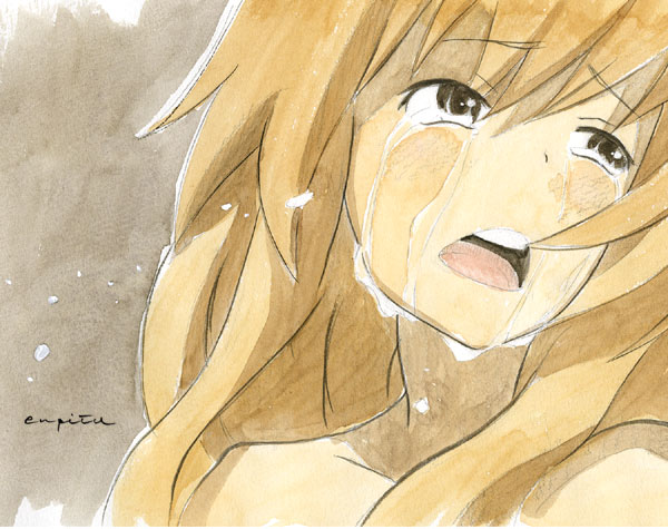 aisaka taiga (toradora!) drawn by qurm_(enpitsu)