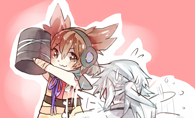 toyosatomimi no miko and mononobe no futo (touhou) drawn by adgjl