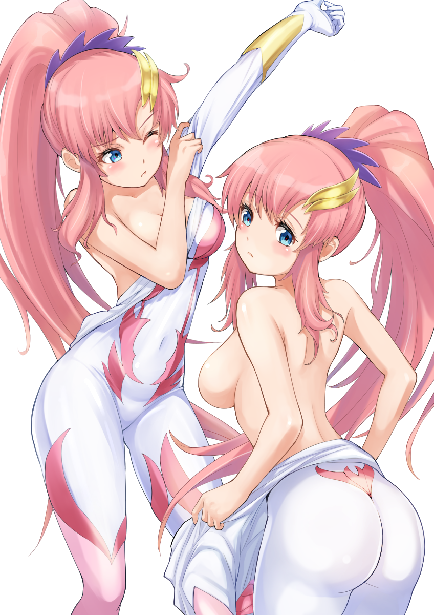 lacus clyne (gundam and 2 more) drawn by pariya_0001
