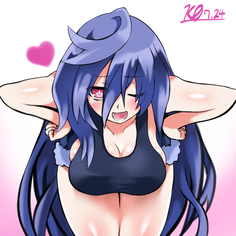 iris heart (neptune and 1 more) drawn by kurozero