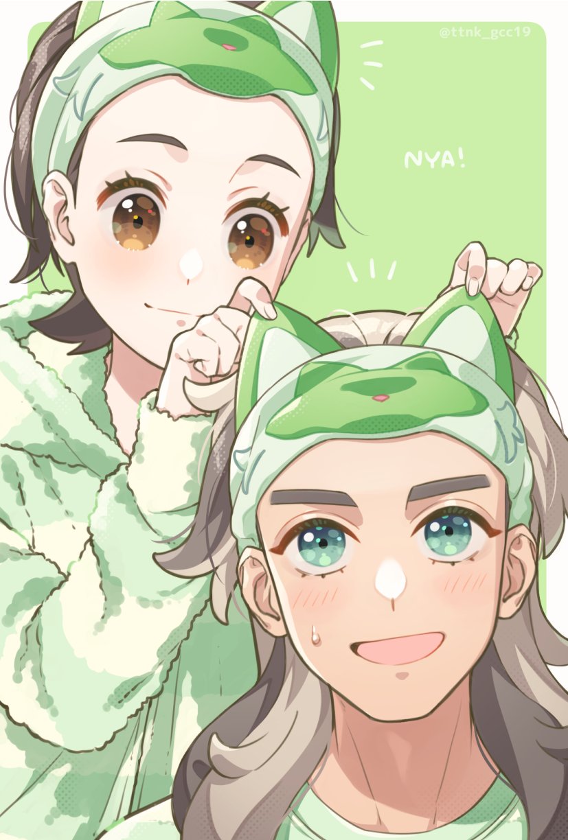 juliana and arven (pokemon and 1 more) drawn by ttnk_gc19