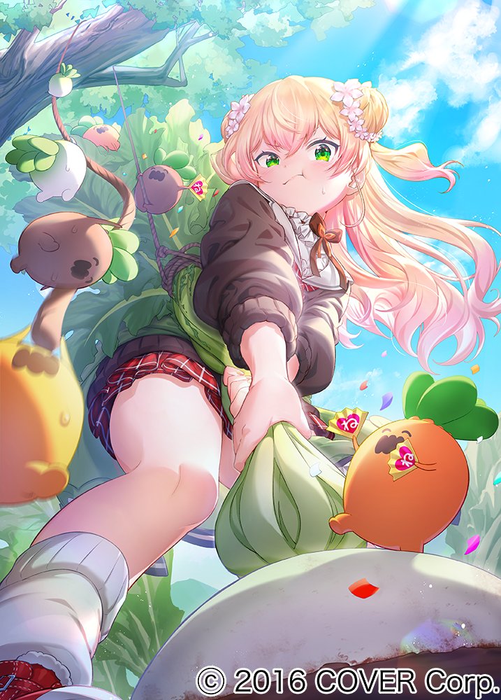 momosuzu nene and nekko (hololive) drawn by mucchiri_shiitake