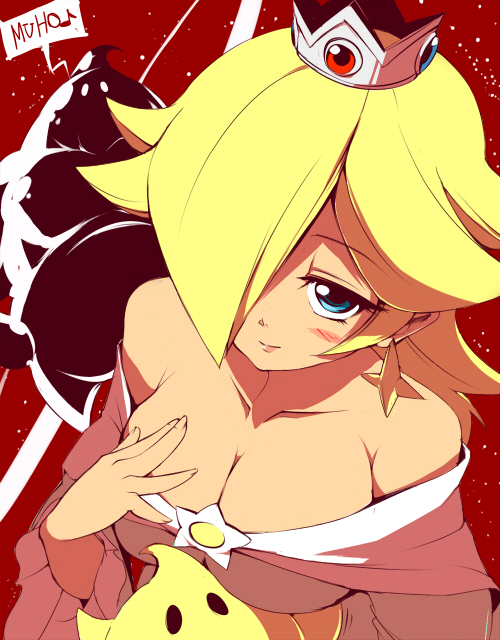 rosalina, luma, and polari (mario and 1 more) drawn by ario