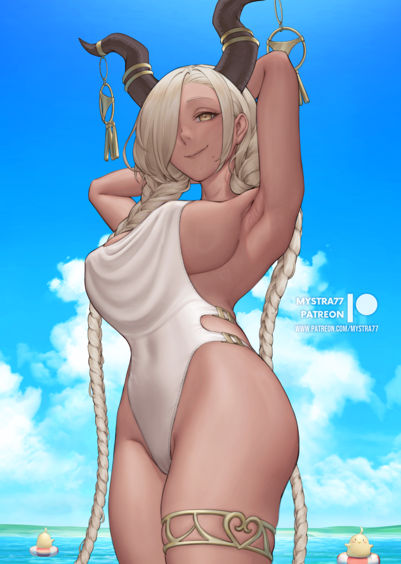 manjuu and owari (azur lane) drawn by mystra77
