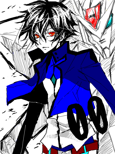 setsuna f. seiei (gundam and 1 more) drawn by taeko_(tao)