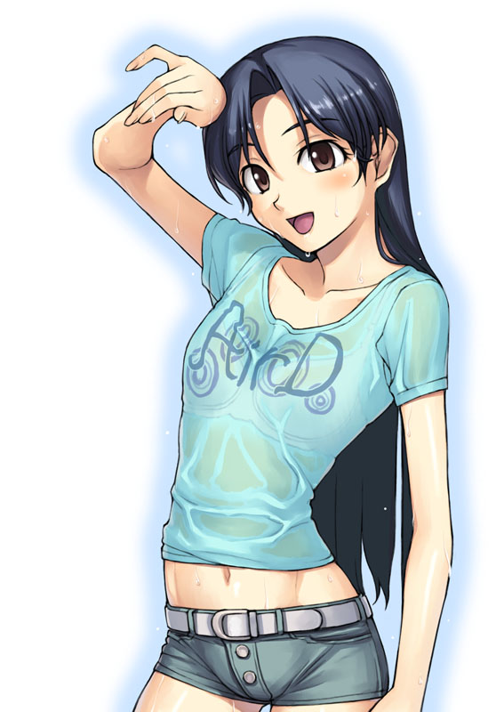 kisaragi chihaya (idolmaster and 1 more) drawn by tanaka_shoutarou