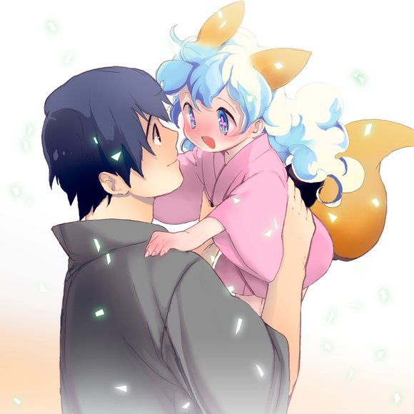 nia teppelin and simon (tengen toppa gurren lagann) drawn by kanke_(yonkuma)