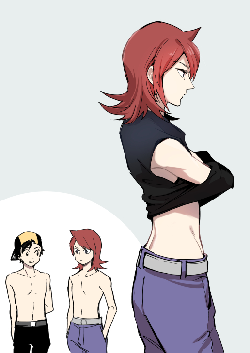 ethan and silver (pokemon and 1 more) drawn by monji_samonji