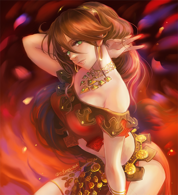 primrose azelhart (octopath traveler and 1 more) drawn by regan_(hatsumi)