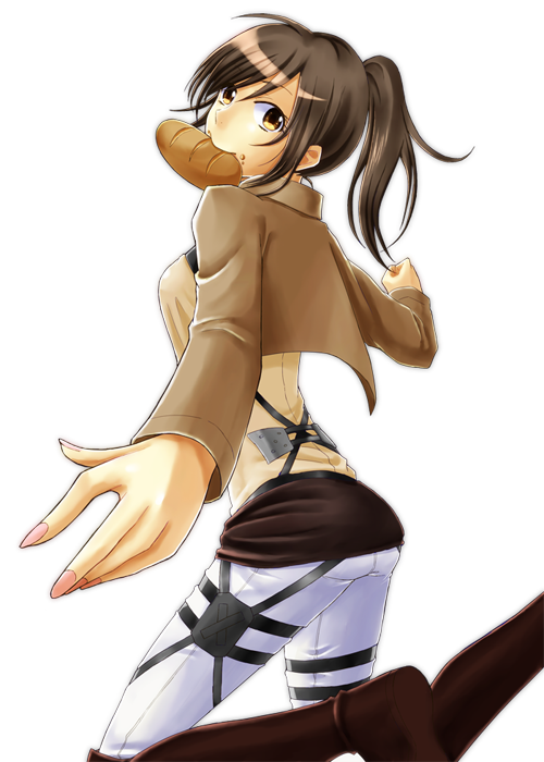 sasha blouse (shingeki no kyojin) drawn by ginta_(buta_no_shinzou)