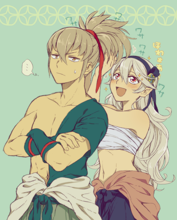 female corrin and takumi (fire emblem and 2 more) drawn by hiyori_(rindou66)