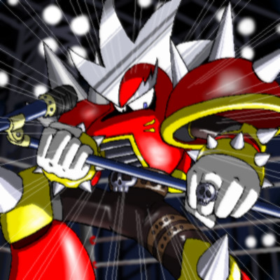 punk (mega man and 1 more) drawn by napo