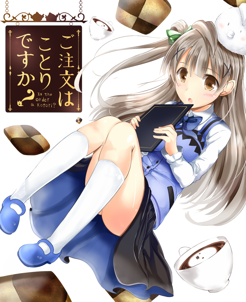 kafuu chino, minami kotori, and tippy (love live! and 2 more) drawn by hako_roku