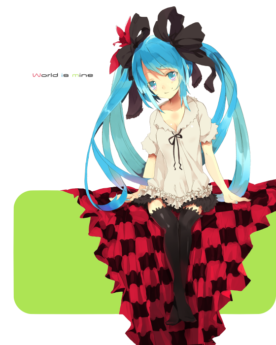hatsune miku (vocaloid and 1 more) drawn by hyakuhachi_(over3)