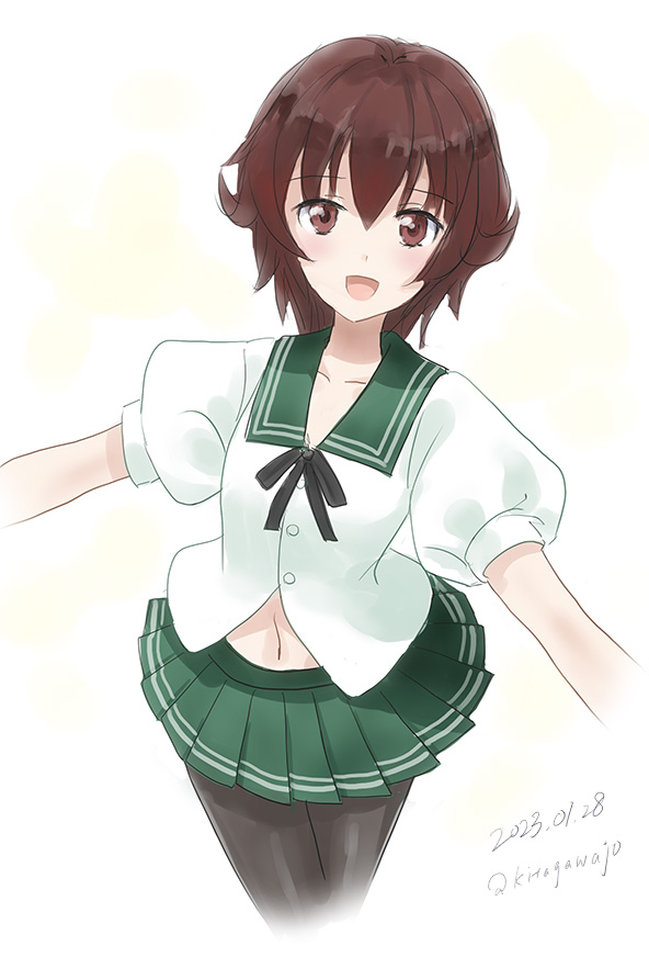 mutsuki (kantai collection) drawn by kitagawa_mikio
