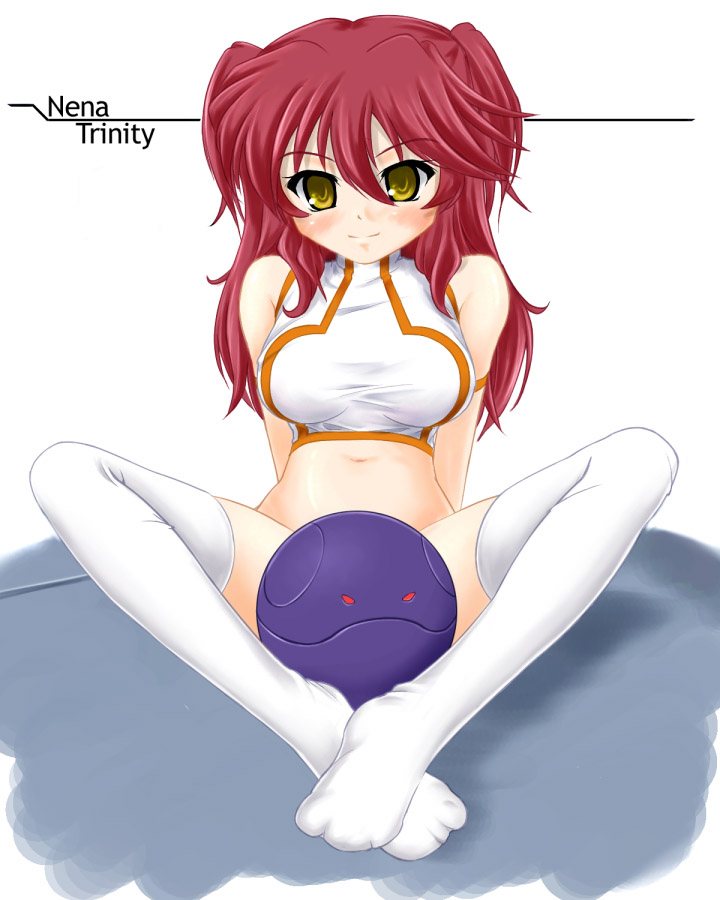 haro, nena trinity, and bad haro (gundam and 1 more) drawn by katsuragi_niya