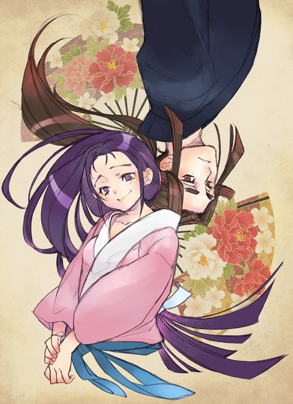 tairano takiyashamaru and yamabuki (rakudai ninja rantarou) drawn by fukaki_shouko