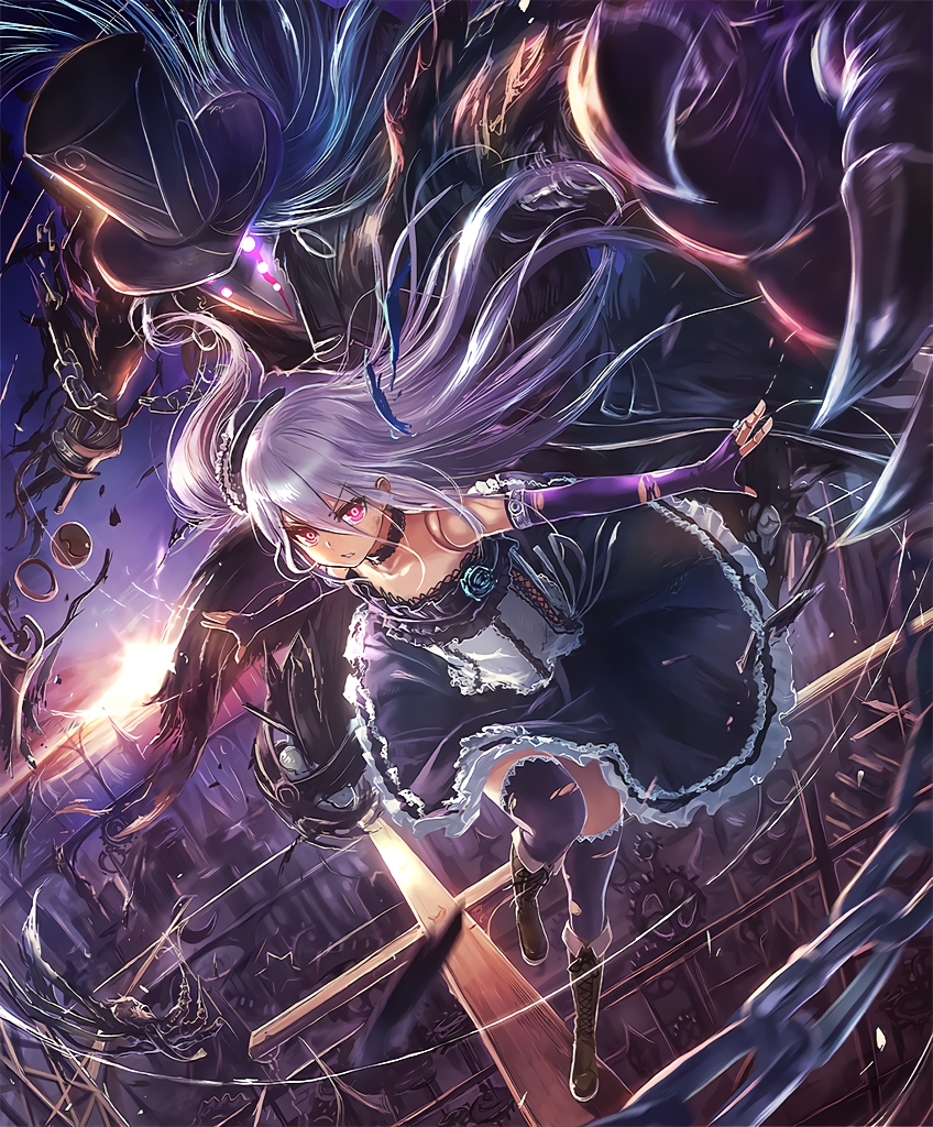 orchis and lloyd (shingeki no bahamut and 1 more) drawn by ponzu_(catponz)