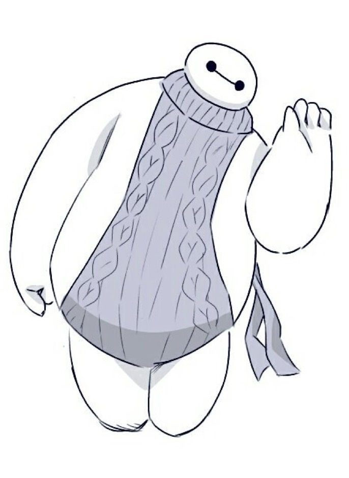 baymax (big hero 6) drawn by tomo_(torauto_saamon)