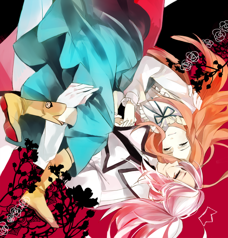 takakura himari and watase sanetoshi (mawaru penguindrum) drawn by motsu_(sararia)