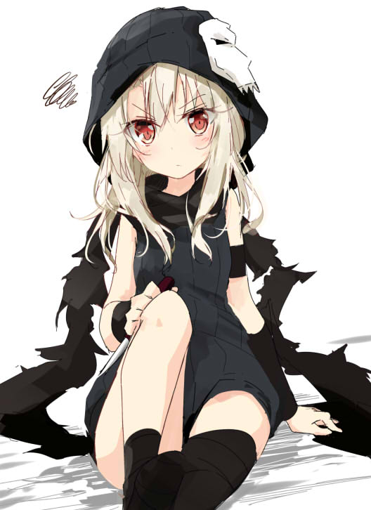 illyasviel von einzbern and assassin (fate and 1 more) drawn by shiina_kuro