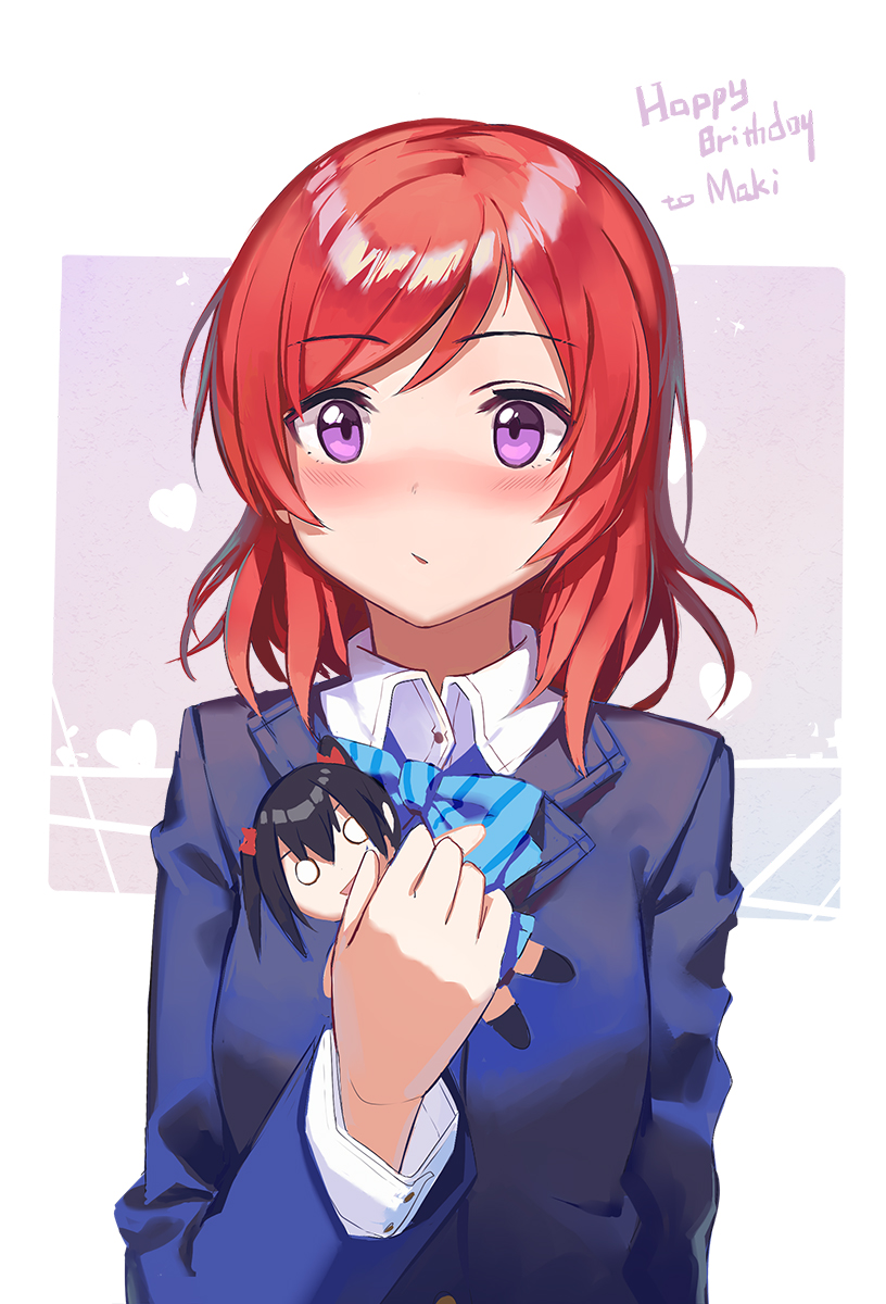 nishikino maki and yazawa nico (love live! and 1 more) drawn by huanxiang_heitu