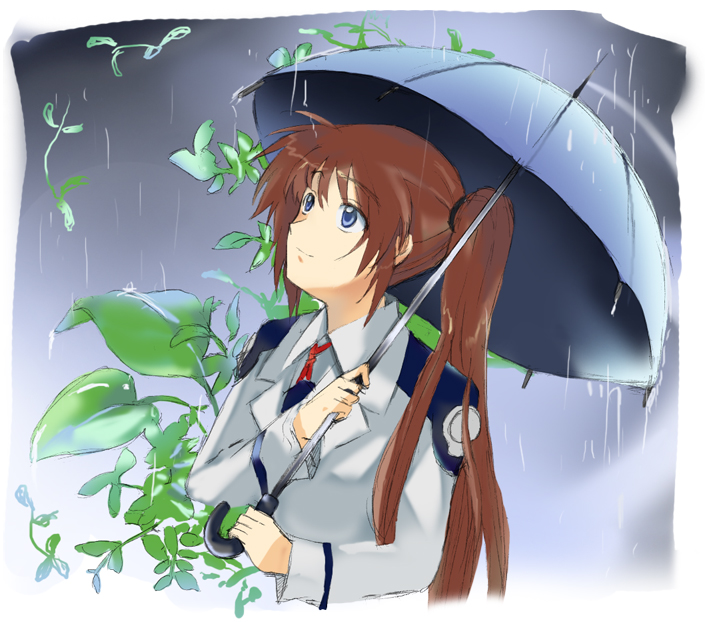 takamachi nanoha (lyrical nanoha and 1 more) drawn by hareta