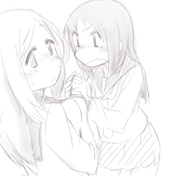 aikawa chiho and okano kei (yuyushiki) drawn by uasi