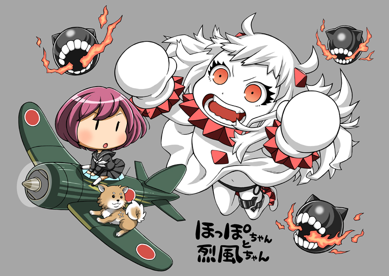 northern ocean princess, fairy, and reppuu (kantai collection) drawn by juicy