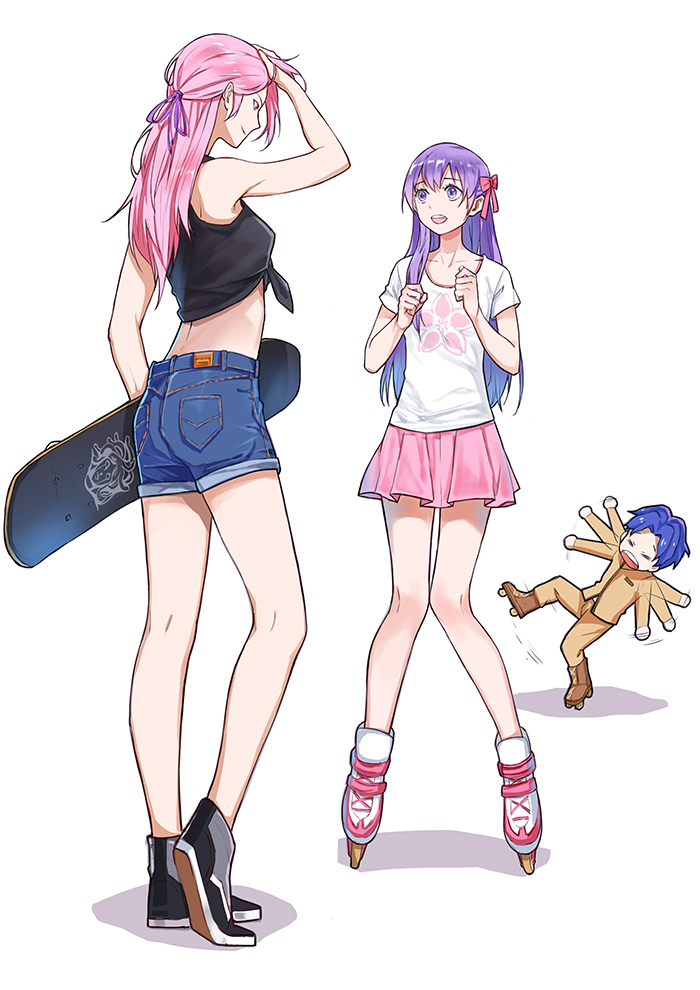matou sakura, medusa, and matou shinji (fate and 1 more) drawn by jun_ling