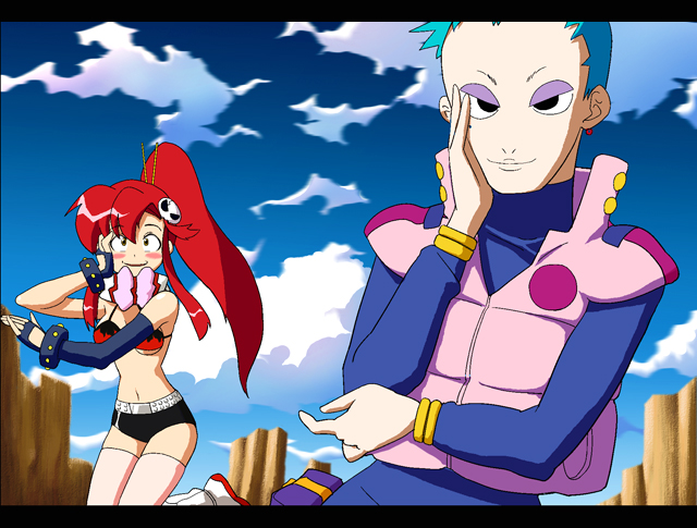yoko littner and leeron littner (tengen toppa gurren lagann)