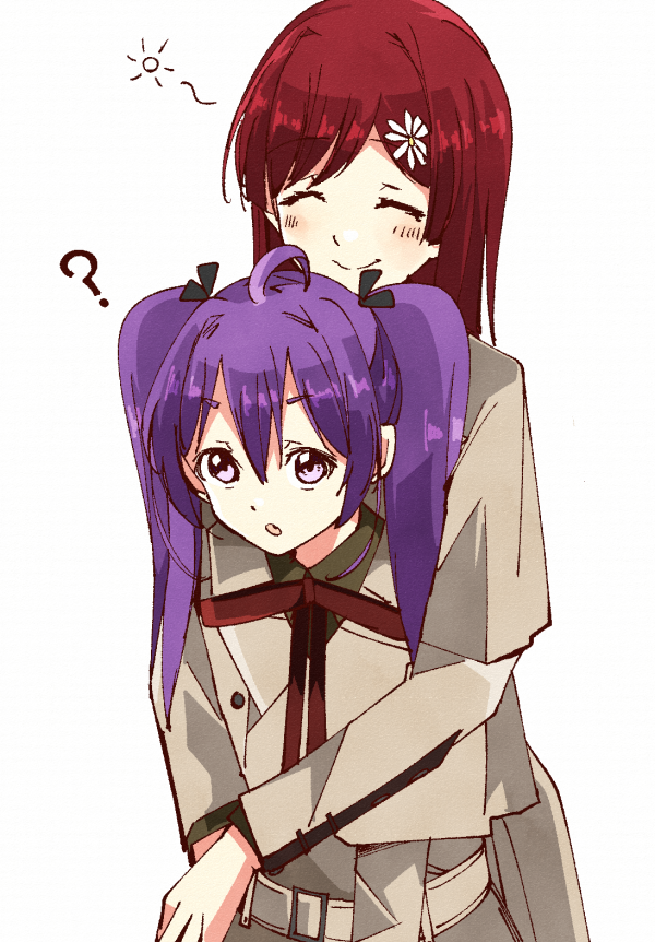 sato reika and tojo yuki (22/7) drawn by trefle_r