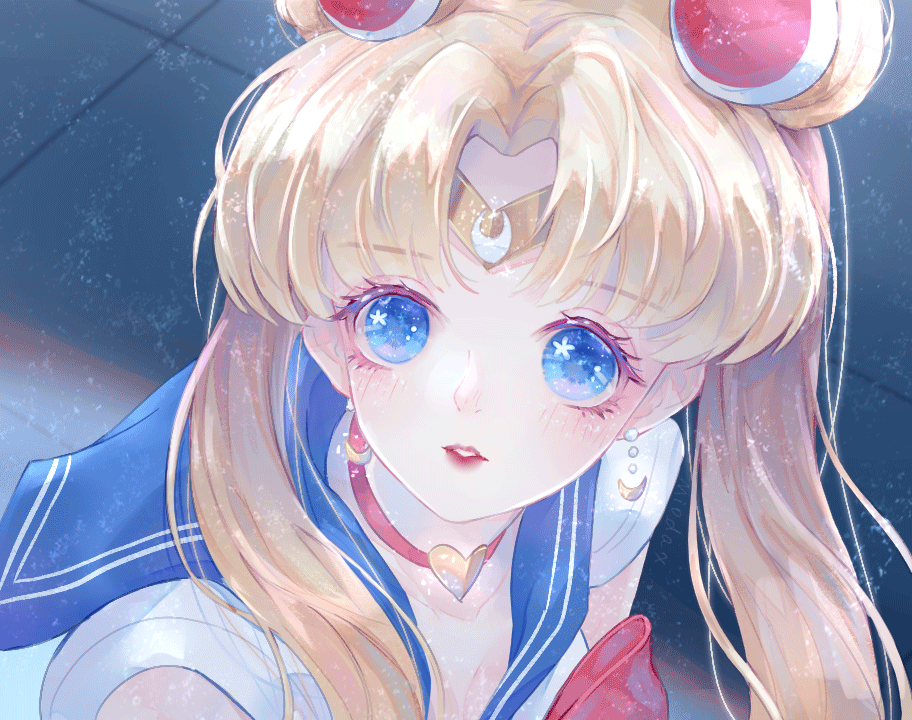 tsukino usagi and sailor moon (bishoujo senshi sailor moon and 1 more) drawn by mioda_xi