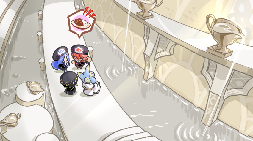 zan partizanne, francisca, hyness, and flamberge (kirby and 1 more) drawn by hosikuzubosi_(avvf2277)