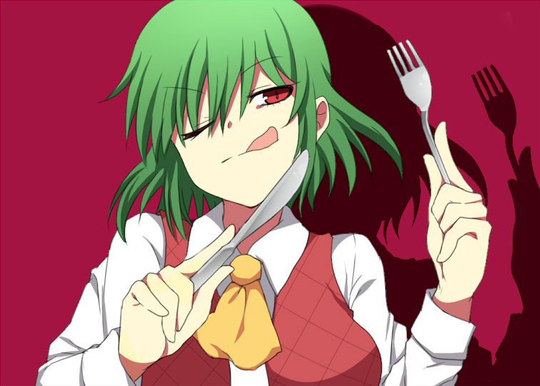 kazami yuuka and hikage (touhou and 1 more) drawn by yagura_miketa