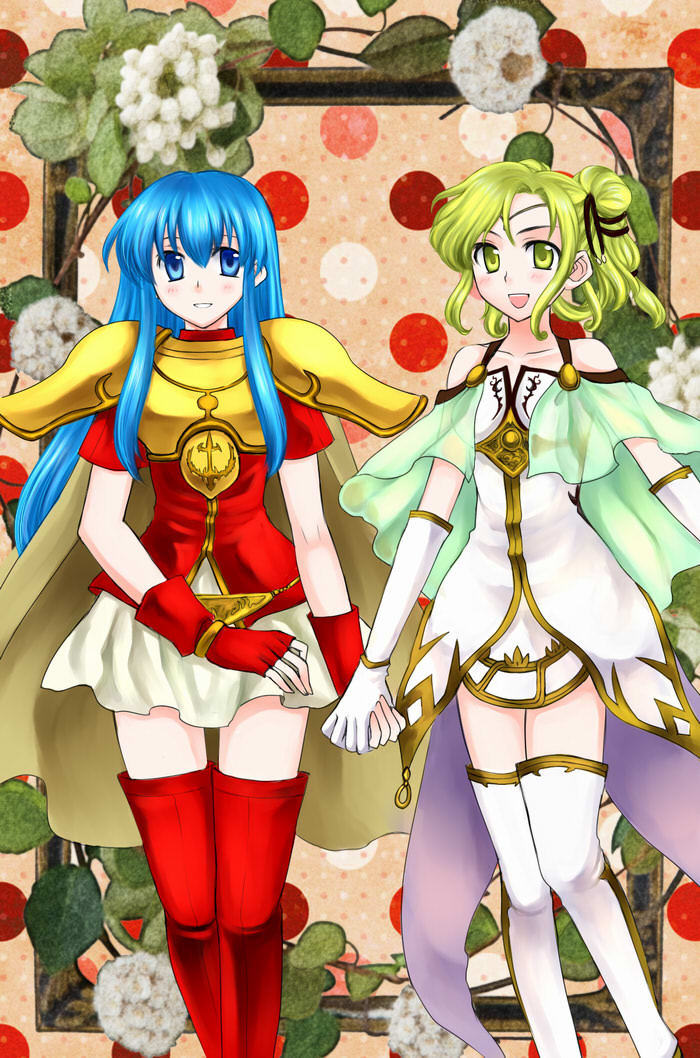 eirika and l'arachel (fire emblem and 1 more) drawn by bo_(774berry)
