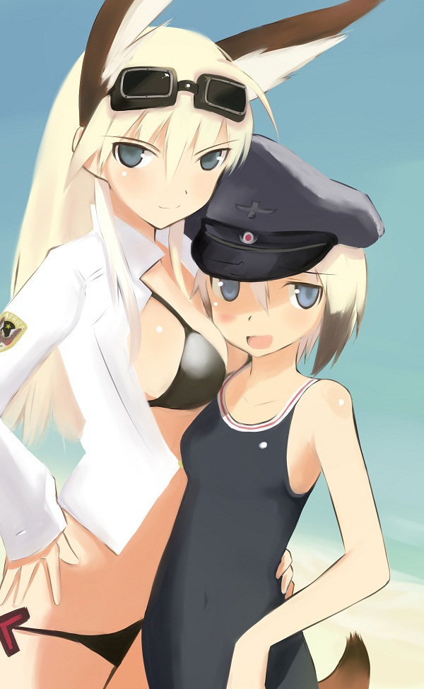 erica hartmann and hanna-justina marseille (world witches series and 2 more) drawn by rasielcochma
