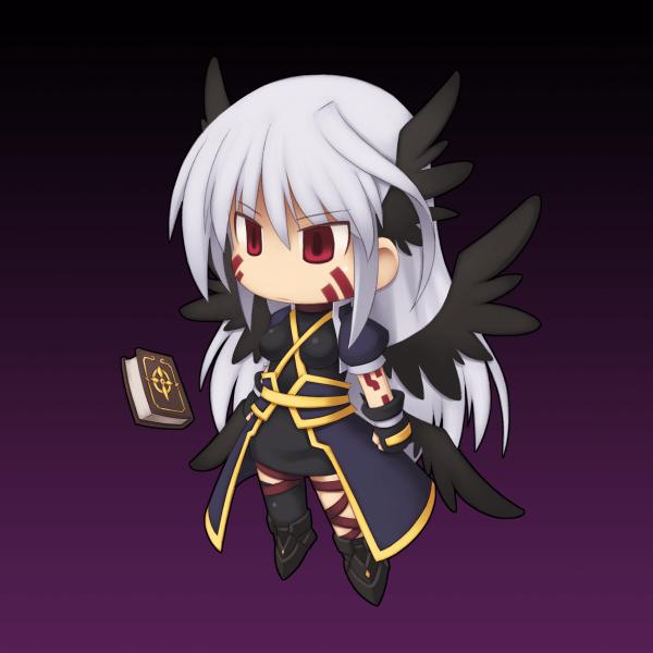 reinforce and tome of the night sky (lyrical nanoha and 2 more) drawn by yuichirou