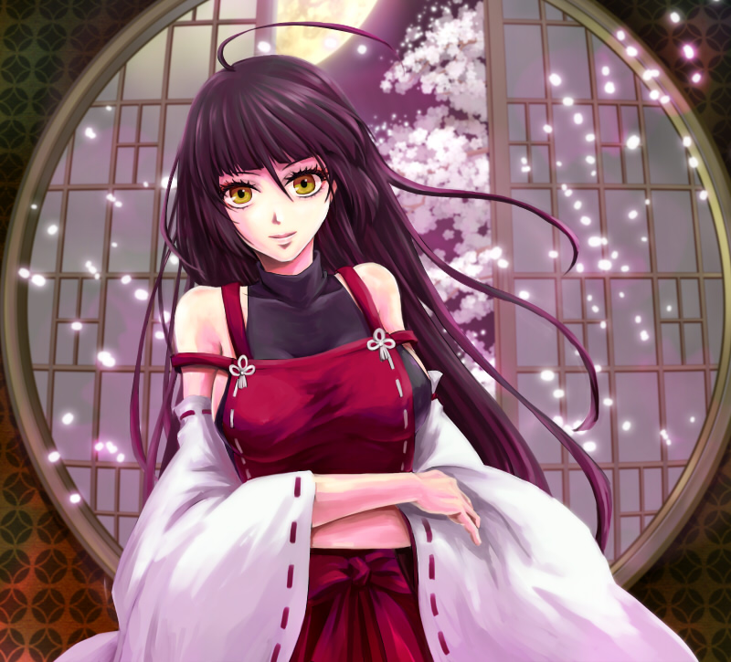 sendai hakurei no miko (original and 2 more) drawn by mugennagi