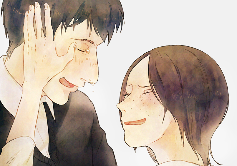 ymir and bertolt hoover (shingeki no kyojin) drawn by enko_(bbbbin)
