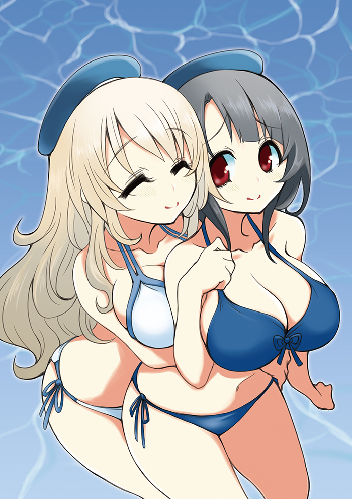 atago and takao (kantai collection) drawn by kanosamu