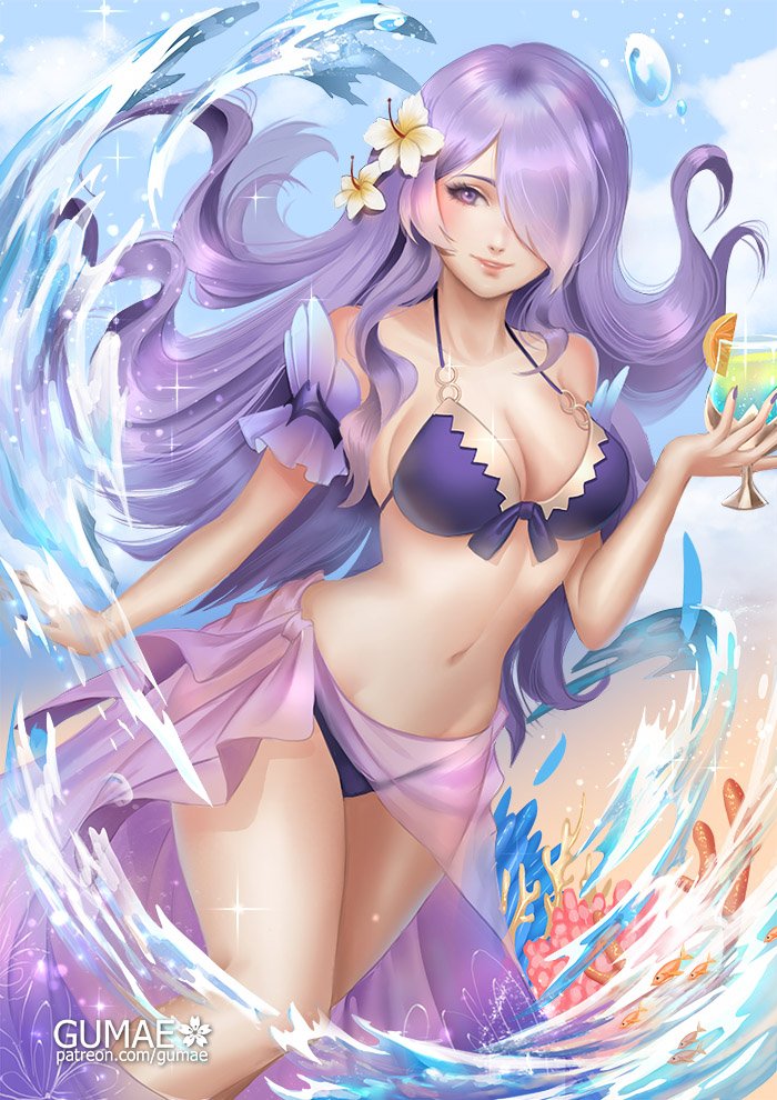 camilla (fire emblem and 2 more) drawn by gumae