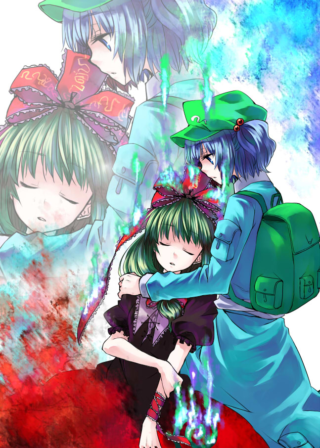 kawashiro nitori and kagiyama hina (touhou) drawn by tadano_kagekichi