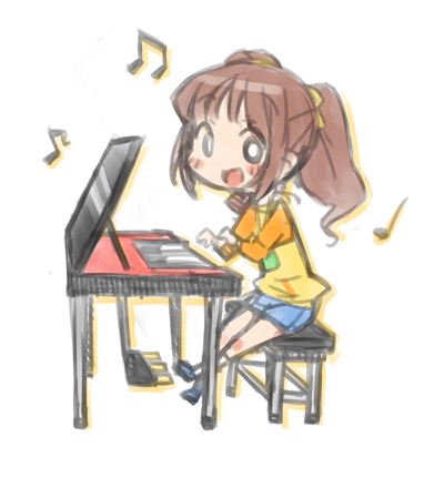 takatsuki yayoi (idolmaster) drawn by chika_(orange_pop)