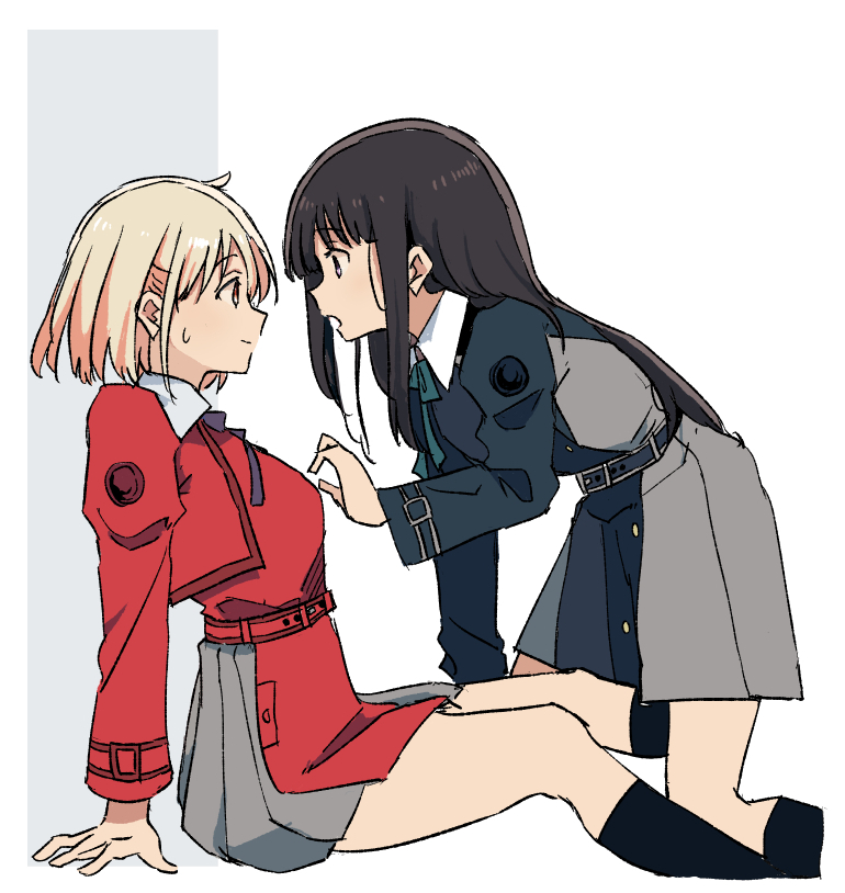 nishikigi chisato (lycoris recoil) drawn by takamachiya