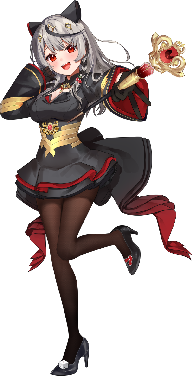 sakamata chloe (hololive and 1 more) drawn by yumesaki_nana