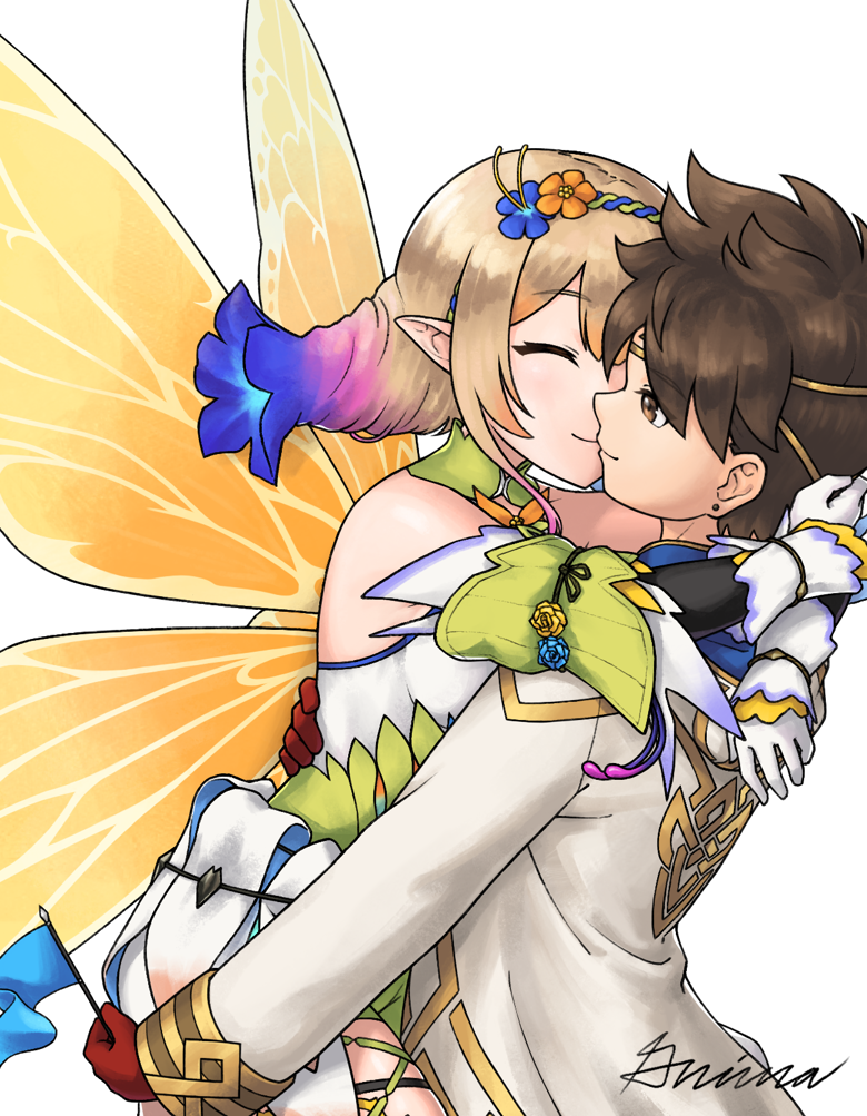 kiran, male kiran, and peony (fire emblem and 1 more) drawn by grimaisbestwaifu