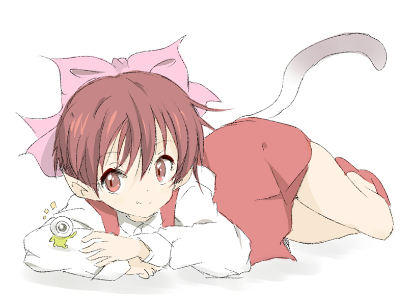nekomusume and medama oyaji (gegege no kitarou) drawn by core_(mayomayo)
