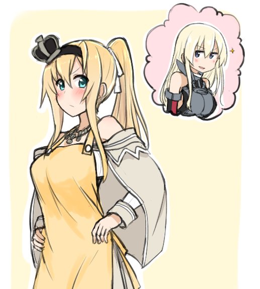 bismarck and warspite (kantai collection) drawn by atsushi_(aaa-bbb)