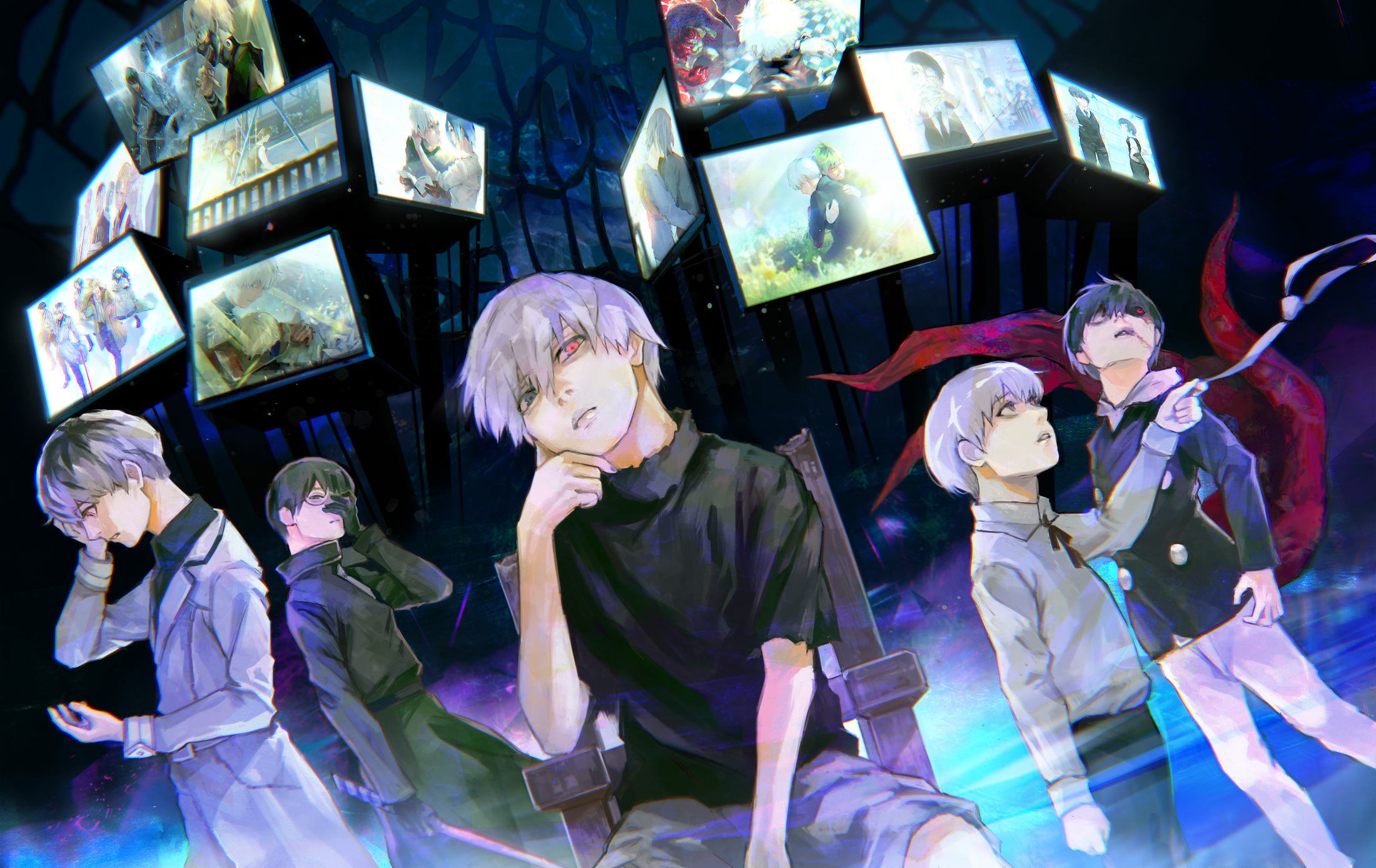 Kaneki Ken Kirishima Touka Sasaki Haise Mutsuki Tooru Yonebayashi Saiko And 7 More Tokyo Ghoul And 1 More Drawn By Kyuuba Melo Danbooru Kaneki Ken Kirishima Touka Sasaki Haise Mutsuki Tooru Yonebayashi Saiko And 7 More Tokyo Ghoul And 1 More Drawn By Kyuuba Melo Danbooru